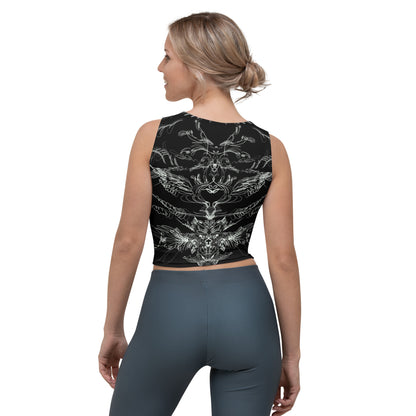 Challk BW Expanse  Crop Top