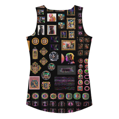 Vintage Enamel Sublimation Cut & Sew Tank Top