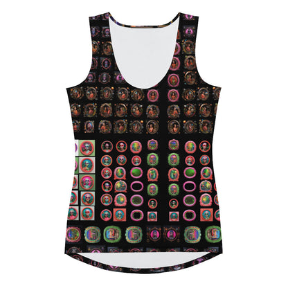 Vintage Enamel Sublimation Cut & Sew Tank Top