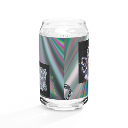 Holo-Spacegirl Can-shaped glass