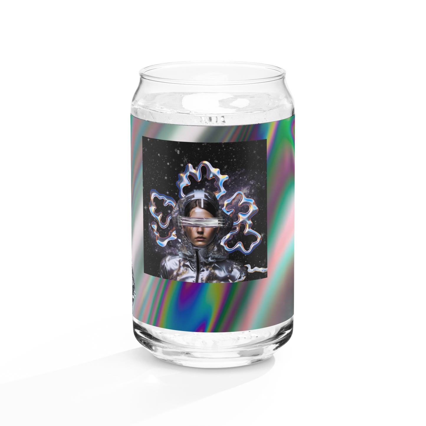 Holo-Spacegirl Can-shaped glass