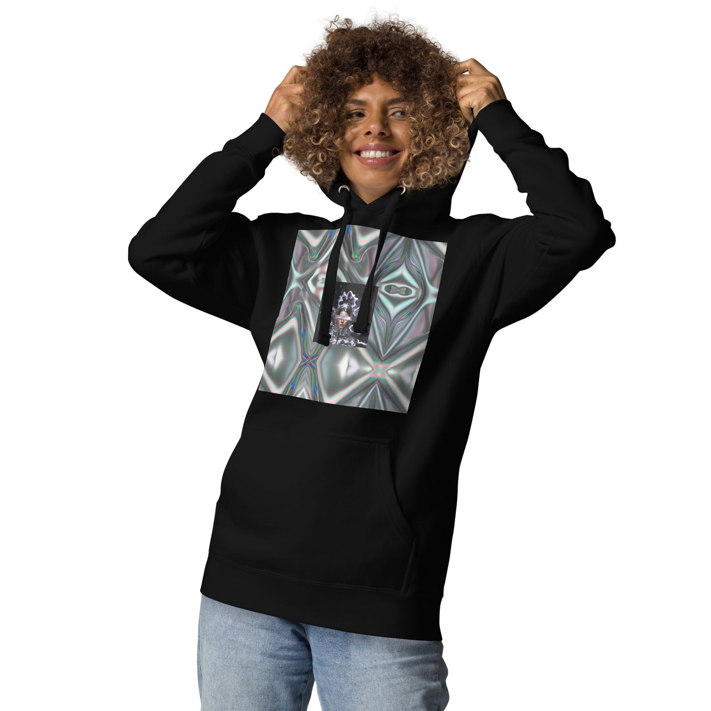 Holo-Space girl Unisex Hoodie